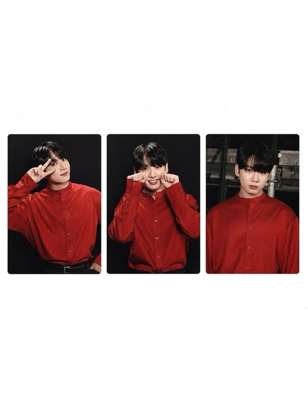 BTS MAP OF THE SOUL ON:E - BTS JUNGKOOK PHOTOCARDS 2/8, 5/8, 7/8 (3 PHOTO CARDS)